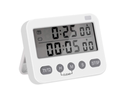 Pomodoro 25, Temporizador De Productividad Ajustable De 5 Minutos, Blanco (blanco)