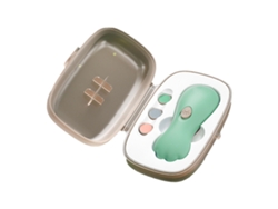 Omni-cortador De Uñas Eléctrico Para Bebé Ajustable Portátil Seguro Para Dedos Y Toes Verdes Clipper Trimmer