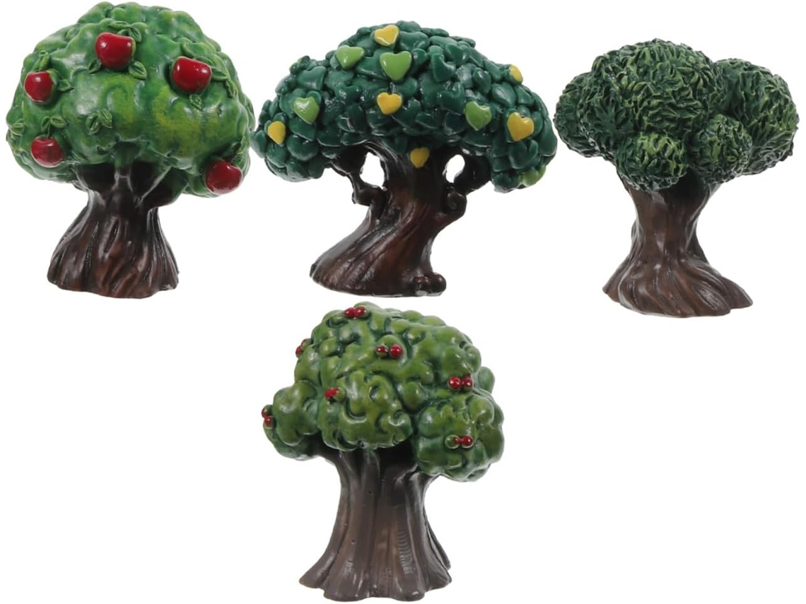 Piezas De Adornos Decorativos En Miniatura De Resina Con Forma De Árbol Para Micropaisajes.