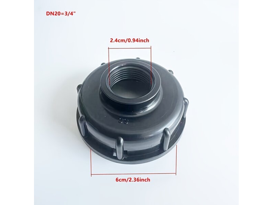 Kit adaptador para tanque de agua de lluvia IBC Pickifypunnyb Slo Slowmoose