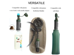 Filtro De Agua Portátil Con Bolígrafo Purificador Para Supervivencia Al Aire Libre, Acampada De Emergencia Y Senderismo.