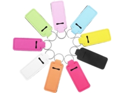 Llavero Práctico 9 Estuches Protectores De Lápiz Labial De Neopreno, Compactos Y Ligeros, Para