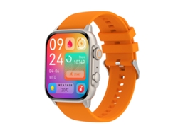 HK95 AI Reloj inteligente Voz Frecuencia cardíaca Presión arterial Azúcar en sangre Llamada Bluetooth Naranja GODTVAGT