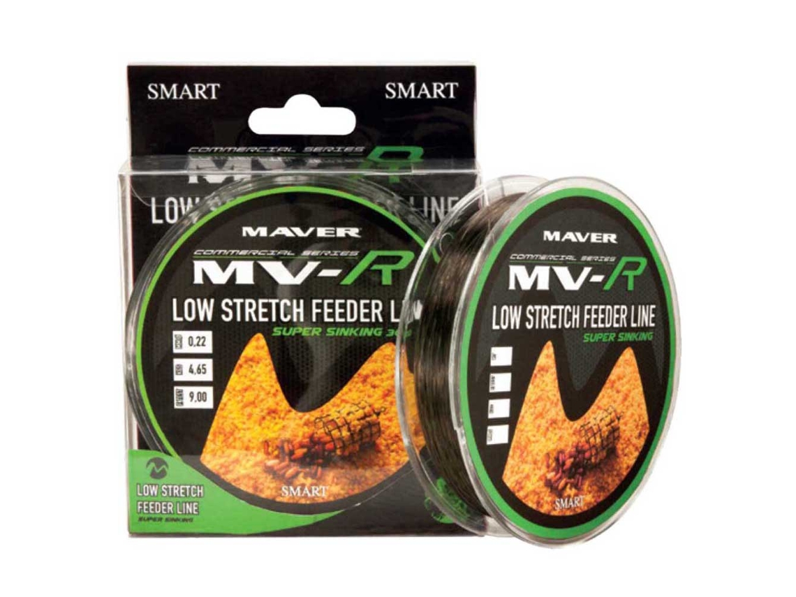 Linha Carpfishing Mv-R Low Stretch Feeder 300 M Dourado 0.240 Mmmaver