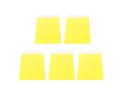 500 Pulseras Desechables De Papel Amarillo, Impermeables Y Resistentes A Desgarros, Para Eventos.