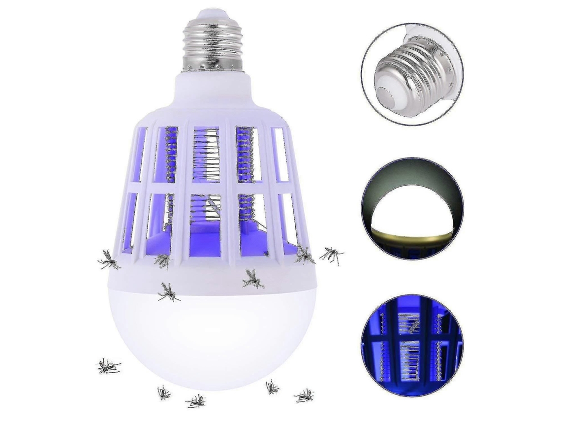 Lâmpada Assassina Mosquito Inseto Eletrônico 2 em 1 Led Uv Fly Killer GOKOCO