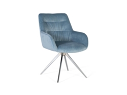 Conjunto de dos sillones tapizados en terciopelo azul Giner y Colomer