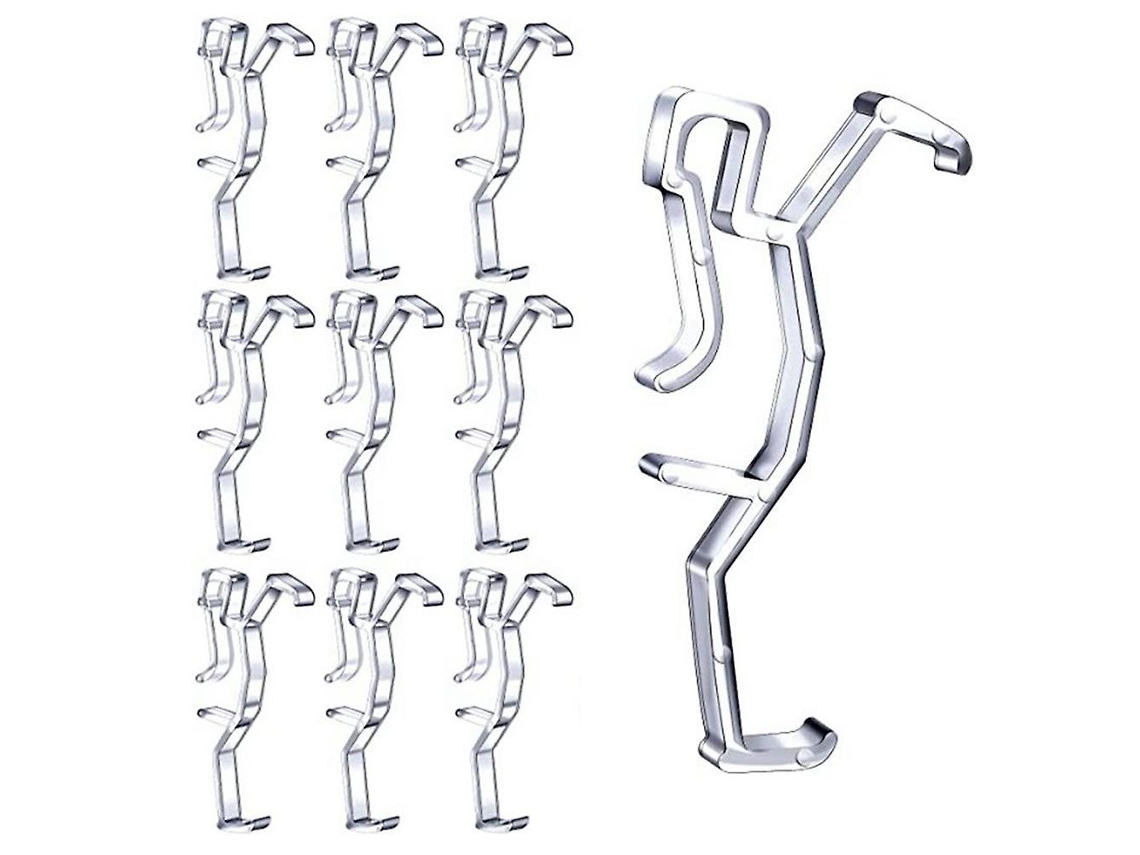 Omni-clip Retenedor De Plástico Transparente Para Volante De Persianas Horizontales De Madera O Falsa Madera 2 Pulgadas Transparente
