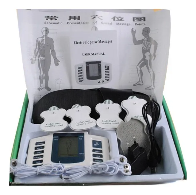 Dispositivo de fisioterapia de electroshock con 16 electrodos slowmoose