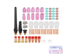 Kit De Accesorios Para Soldadura Tig, 71 Piezas, Boquilla De Cerámica, Copa De Vidrio Para Wp-17/18/26