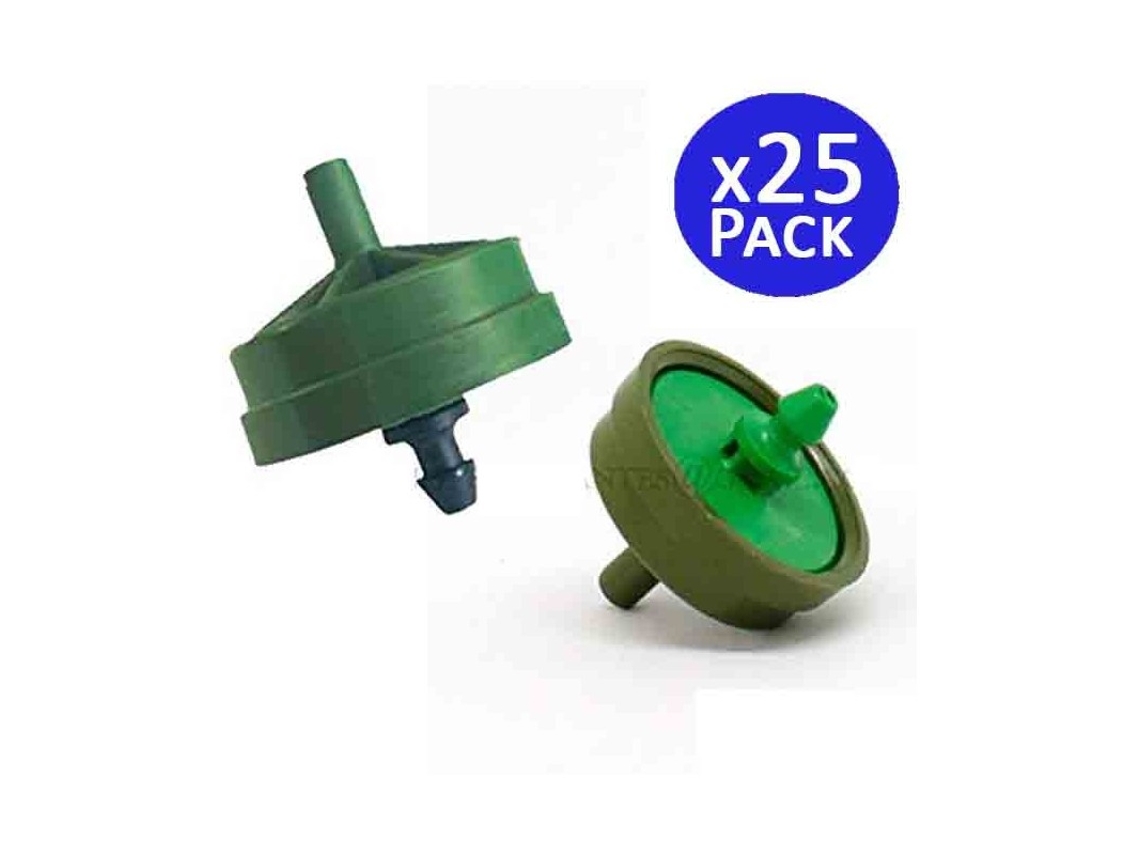 Gotero NETAFIM 8 Litros/Hora Autocompensante Salida Carpintero Pack 25 NETAFIM