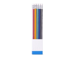 Lápiz triangular profesional 2B con borrador para escribir, dibujar y bocetar - Portátil