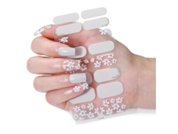 Tiras de esmalte de uñas, decoración de uñas, pegatinas para uñas, manicuras, pegatinas navideñas, esmalte de uñas, pegatinas completas, envolturas para uñas Nostalgia88