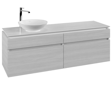 Módulo de lavabo Villeroy &amp Boch Legato B596 1600x550x500mm lavabo lado izquierdo