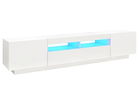 Mueble para la televisión VIDAXL Blanco Madera contrachapada (200x35x40 cm)