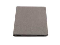 Funda protectora para tableta K Pad de 10,4 pulgadas, material de policarbonato PU, color gris claro y dorado.