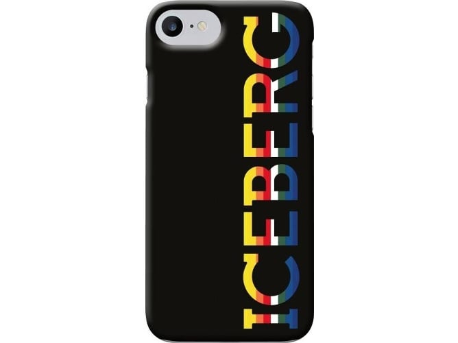 Funda iPhone 6, 6s, 7, 8 ICEBERG Soft Logo Colour Negro