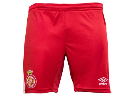 Pantalones Unisex UMBRO Cortos Girona Fc temporada 18/19 Rojo para Fútbol (14 Años)
