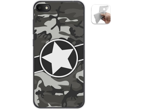 Carcasa Alcatel 1V 2019 TUMUNDOSMARTPHONE Camuflaje 02 Multicolor