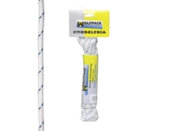 Cuerda Nylon Alta Tenacidad Blanca / Azul (Madeja 10 m.) WOLFPACK LINEA PROFESIONAL