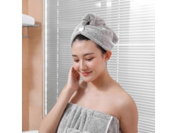Toalla de secado rápido para mujer, súper absorbente, suave y cómoda, en amarillo. Rosewell