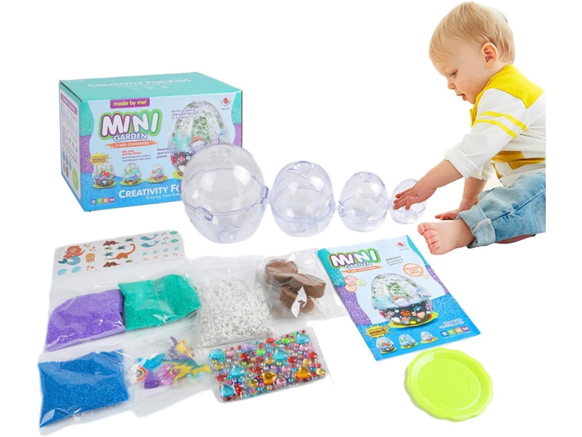 Kit De Cultivo Para, Jardín En Miniatura - Manualidades Educativas Cultivar Materiales Arte Y