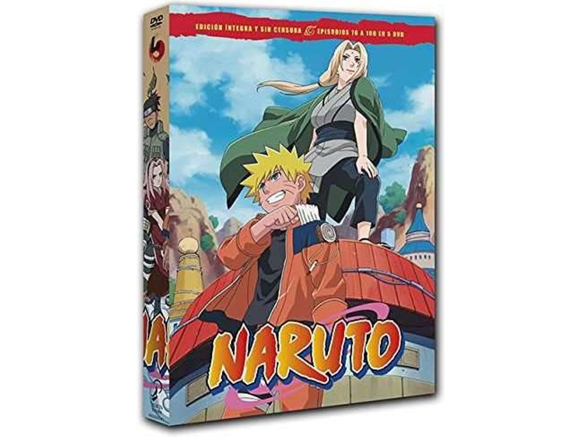DVD Naruto Box 4 Episodes 76 To 100