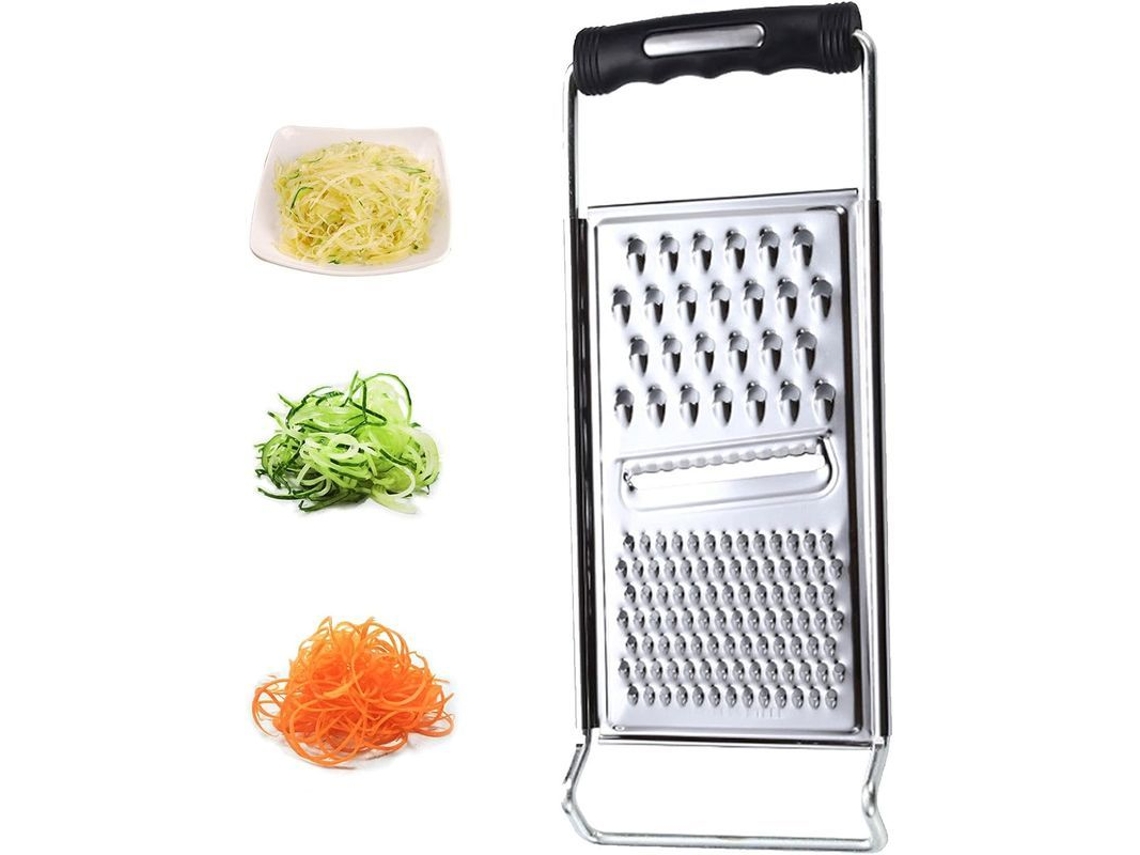 2026 - Rallador manual de acero inoxidable para patatas y zanahorias, multifuncional para verduras y frutas.