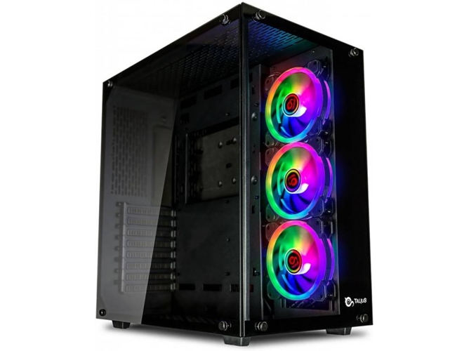 Caja PC TALIUS Cronos RGB (Tower - Negro)