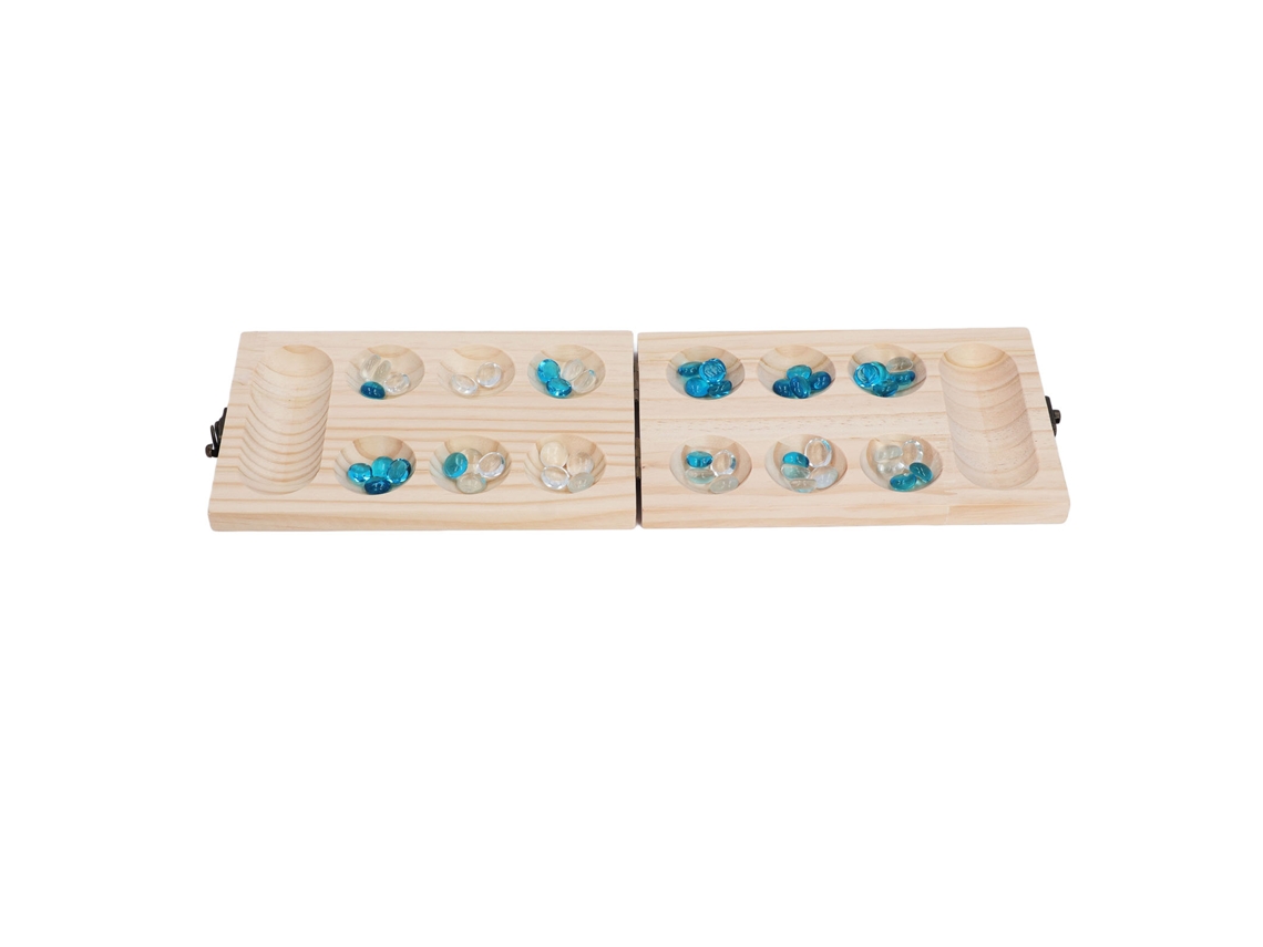 Conjunto De Jogo De Mancala Em Madeira Para Crianças E Pais Treinamento De Pensamento Lógico Brinquedo Interativo