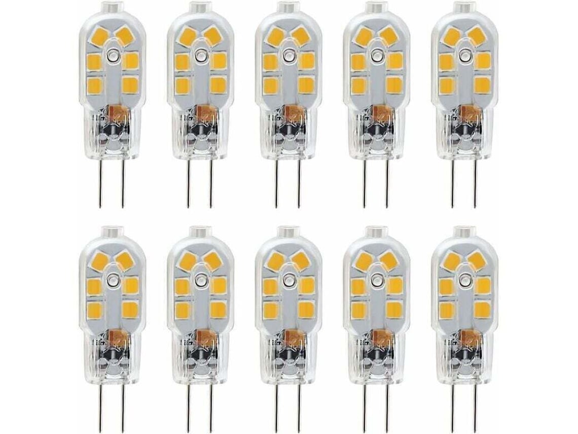 Bombilla Led G4 De 12 V, 2 W Equivalente A Una Bombilla Halógena De 10 W, Sin