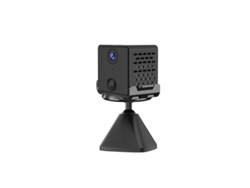 Cámara inalámbrica Bestvite WiFi de 3 MP con detección de movimiento IA y audio bidireccional (negra)
