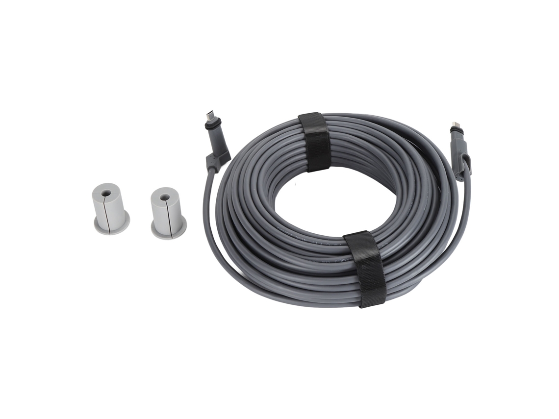 Cable De Repuesto Para Antena Parabólica Rectangular V2 De 1200 Mbps, Resistente Al Agua Ip68, 23 M, Color Gris.