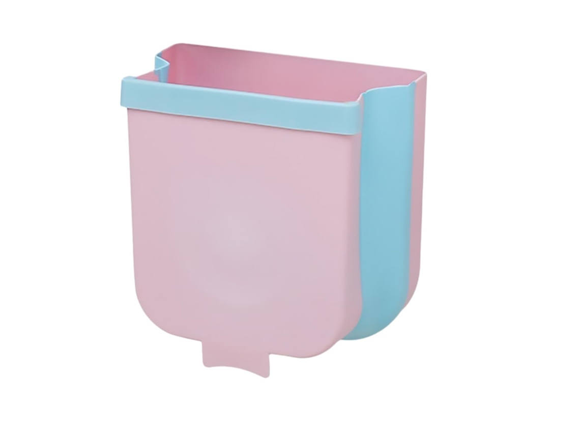 Cubo De Basura Plegable Compacto Para Montaje En Pared, Duradero Y Multifuncional Para Colgar En La Cocina Y El Baño.