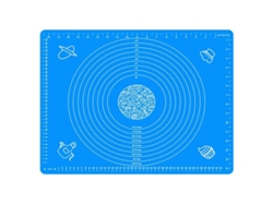 Tapete De Silicona Antiadherente Para Pan Y Repostería, Tapete Para Amasar (azul)
