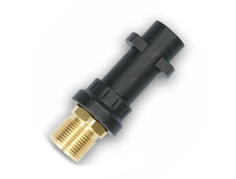 1 * adaptador de doble pezón M22 Ag, conector de manguera, extensión de manguera para Karcher, conexión rápida, rociador de lavadora a presión, nue...