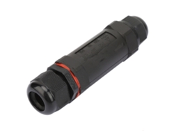 Conector impermeable de 5 pines 2026as-IP68 para cable eléctrico, caja de conexiones sellada resistente al fuego.