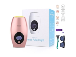 Dispositivo de depilación láser IPL para la zona del bikini, ideal para mujeres que usan traje de baño, con pantalla LED y para uso doméstico. Nostalgia88