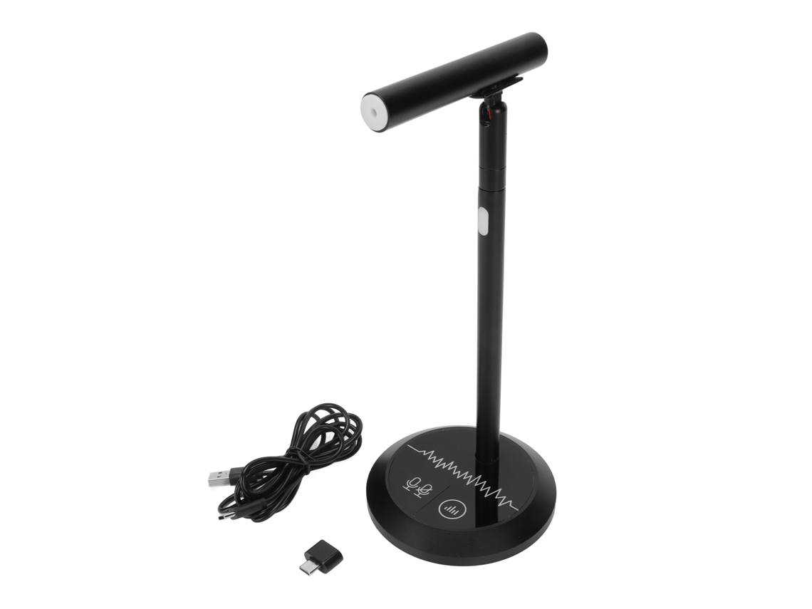 Micrófono De Conferencia De Condensador Con Ajuste Vertical De 120 Grados, Micrófono De Escritorio Cableado Usb
