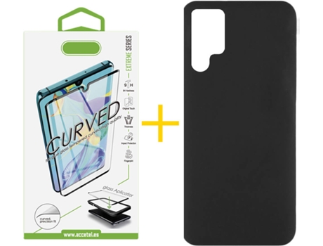 Carcasa + Protector de Pantalla para Samsung Galaxy S22 Ultra 5G SKYHE Negro