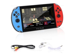 Consola De Videojuegos Portátil De 4,3/5,1 Pulgadas Con 10 000 Juegos Arcade Integrados, Reproductor De Juegos Retro X7/x12 Y Salida Av.