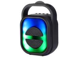 Altavoz Portátil Wireless 5W con Luces LED Sonido Potente y Ambiente Luminoso Explora un altavoz portátil de 5W con luces LED para disfrutar de sonido ELECTROTEK