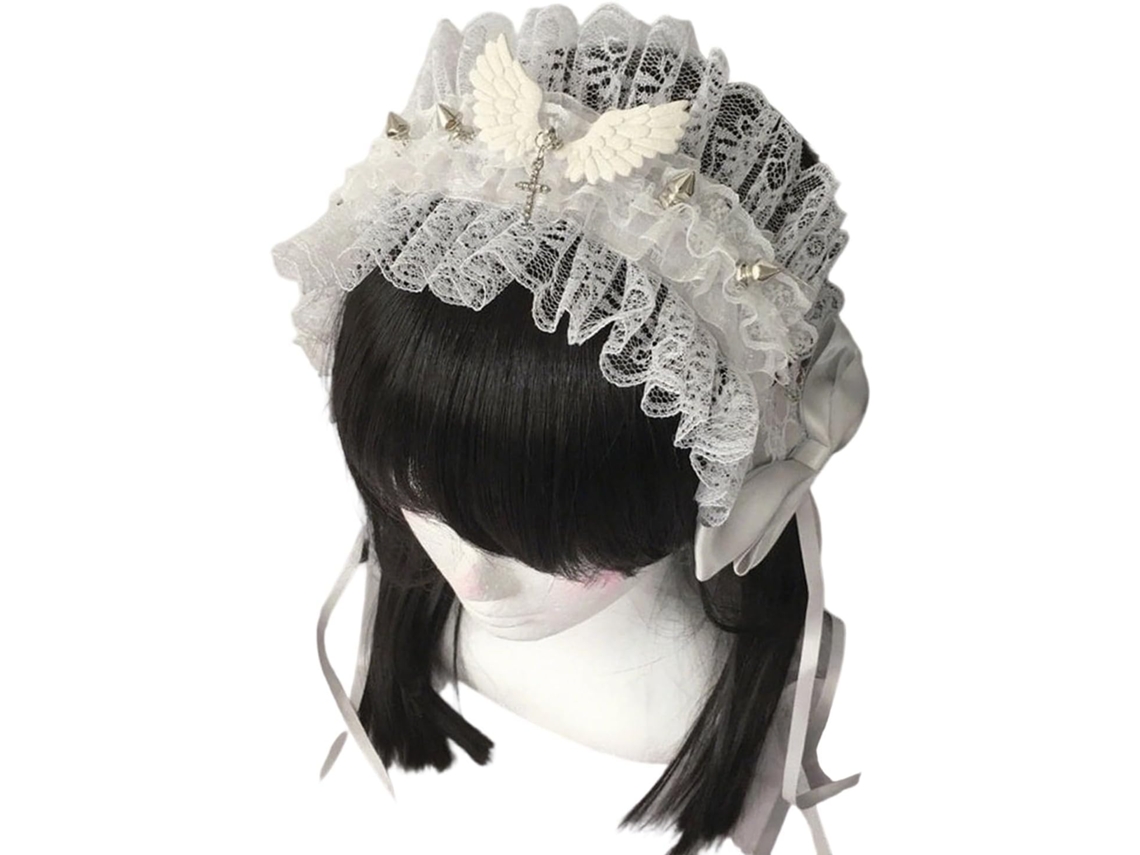 Diadema De Encaje Hipoalergénica - Moldeable Y Flexible. Se Mantiene Plana Para Practicar Deporte.