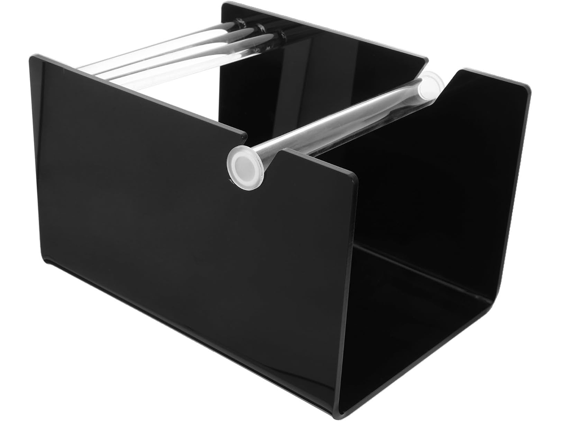Organizador De Pegatinas De Fácil Montaje Con 3 Discos Acrílicos, Soporte Ajustable Y Diseño Moderno.