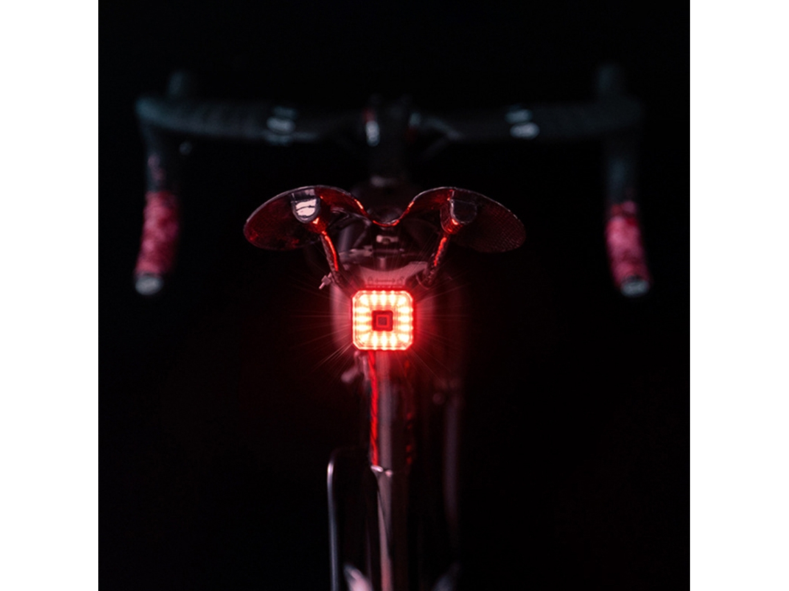 Luz De Freno Trasera Inteligente Para Bicicleta, Recargable Por Usb, Lámpara De Advertencia De Alto Brillo, Equipamiento Para Ciclismo, Resistente Al Agua.