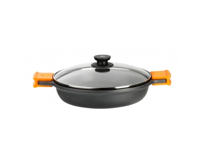 Cacerola con Tapa de Vidrio BRA A270540 Aluminio 40 cm