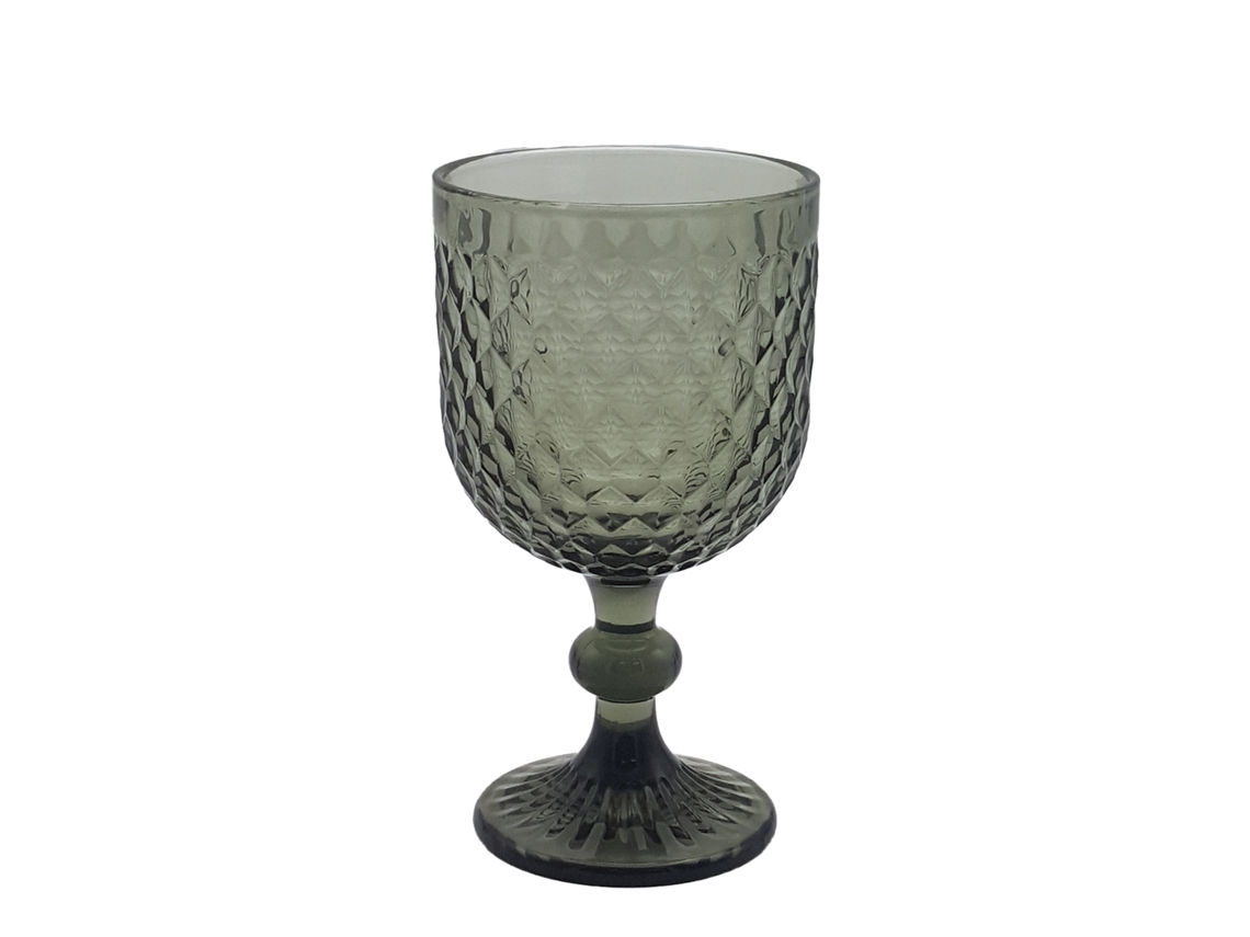 Set de 6 vasos HONEY 330 ml Gris MY GLASS