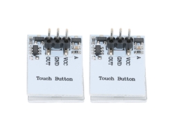 Yncm2026-2pcs Módulo De Botón De Interrupción Táctil Capacitivo Anti-interferencia Httm 2.7v-6v (azul)