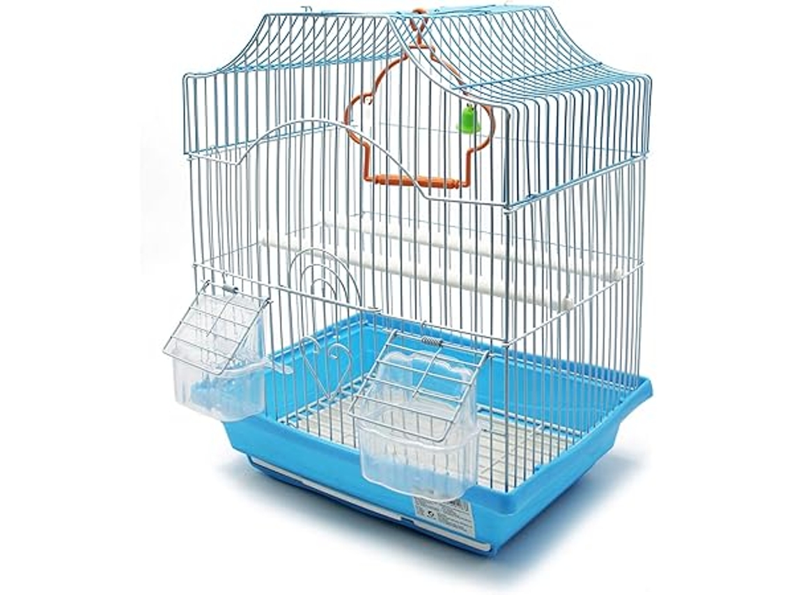 Es Una Jaula Para Loros De Cola Larga Y Canarios. Incluye Comedero, Bebedero Y Percha. Mide 30 X 23 X 39 Cm Y Tiene Un Diseño Ergonómico Ide