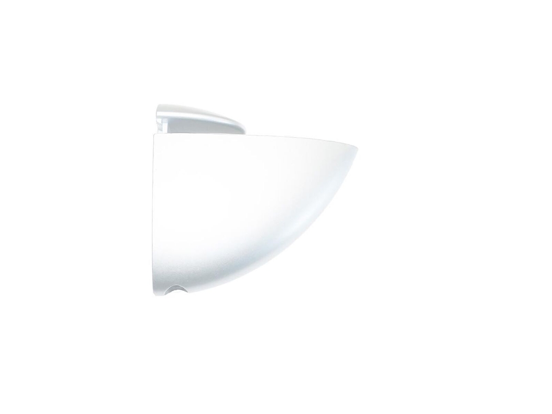 Soportes para estantes MICEL SP04 Blanco Zamak 75x65 mm (2 Unidades)